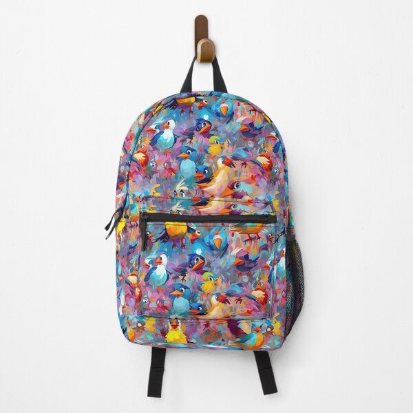 Item preview, Everybirdy Colorful Birds Pattern designed and sold by Pixel Playground.