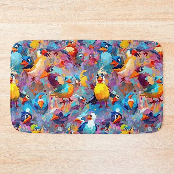 Item preview, Everybirdy Colorful Birds Pattern designed and sold by Pixel  Playground.