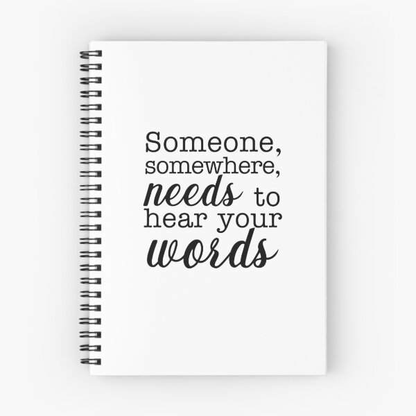 Item preview, Someone somewhere needs to hear your words, white background designed and sold by ArtPau.