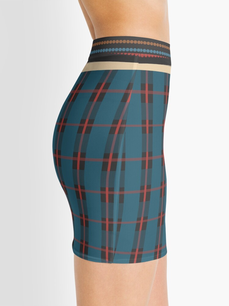 Alternate view of Maasai Plaid Mini Skirt