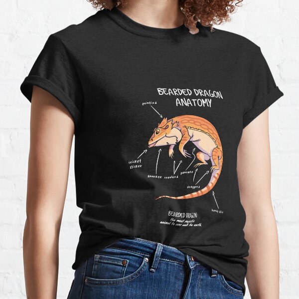 bearded dragon anatomy Classic T-Shirt
