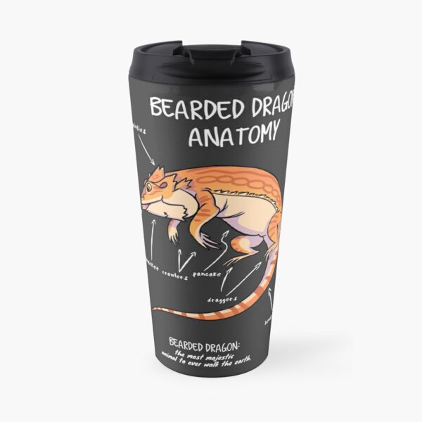 bearded dragon anatomy Travel Mug