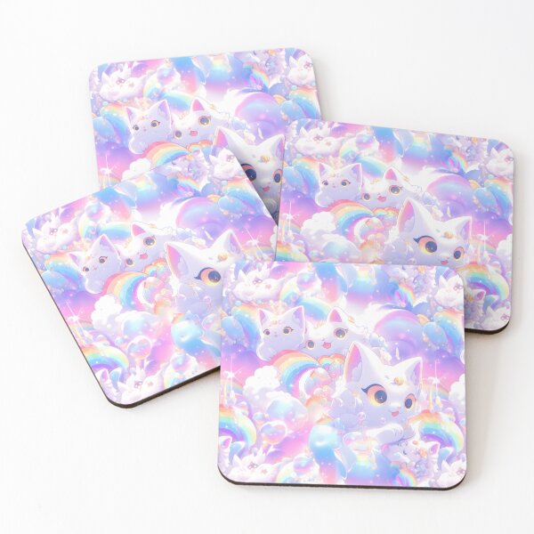 Item preview, Rainbow Cat pattern Candy over 9000 designed and sold by FuschDesigns.