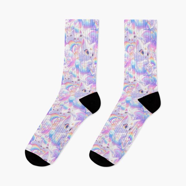 Item preview, Rainbow Cat pattern Candy over 9000 designed and sold by FuschDesigns.
