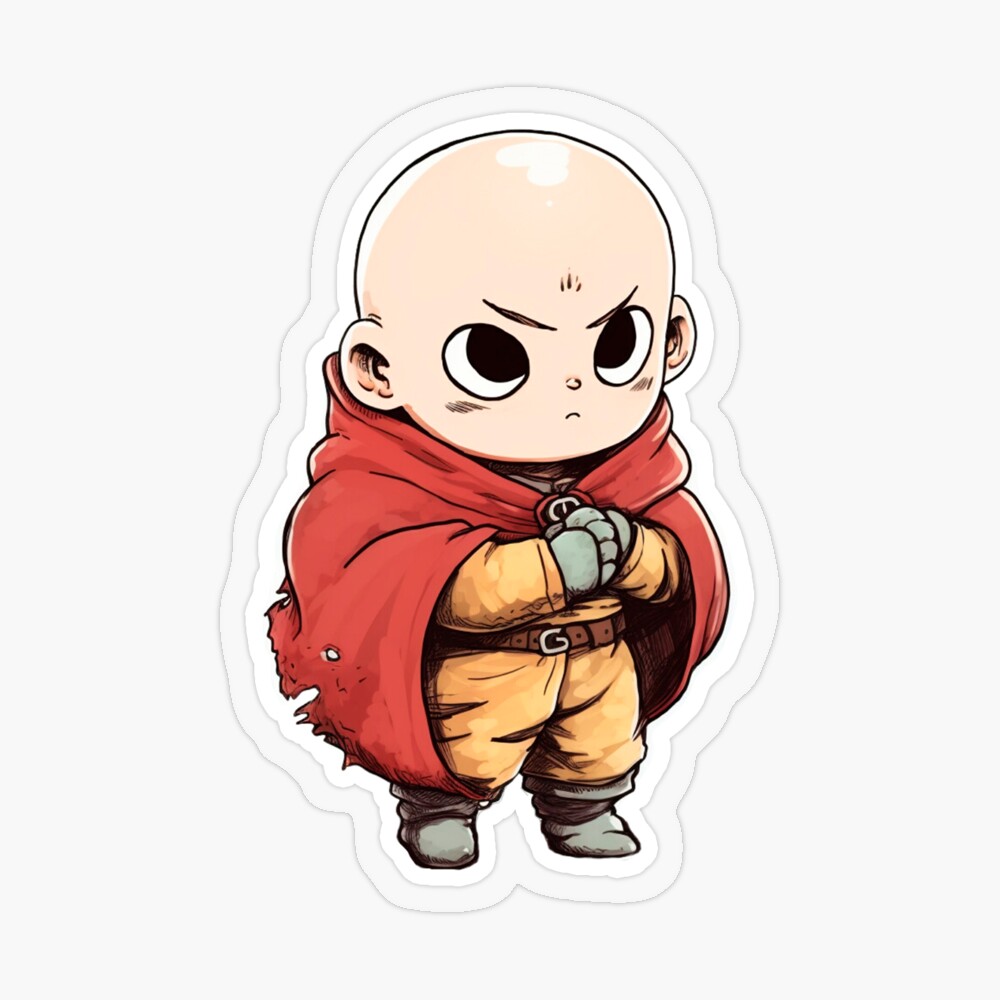 Free: Saitama illustration, One Punch Man Saitama Manga Sticker