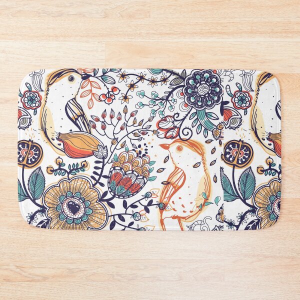 Item preview, Spring colorful pattern | Birds pattern | Flowery Pattern designed and sold by LunaCamelia.
