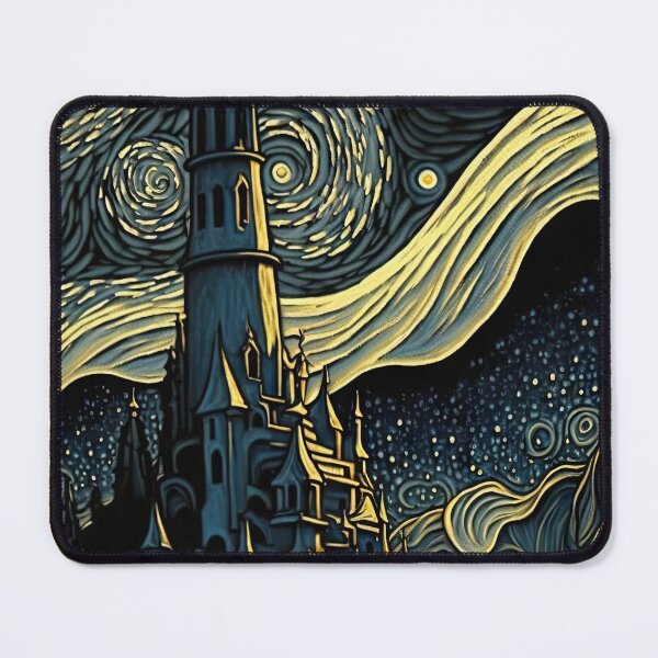 Item preview, Starry Night Camelot Castle designed and sold by OccultDreams.