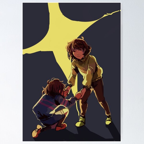 Chara Undertale Matte Finish Poster Paper Print - Animation