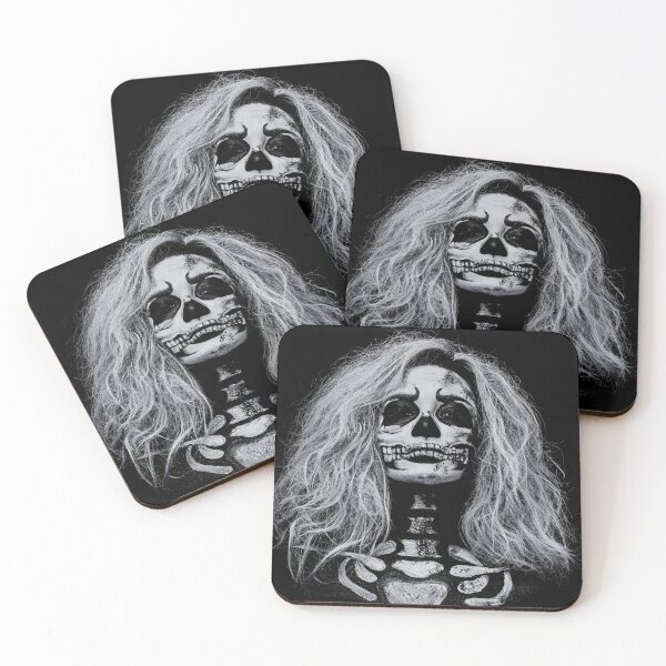 Item preview, skull makeup designed and sold by RESISTORART.