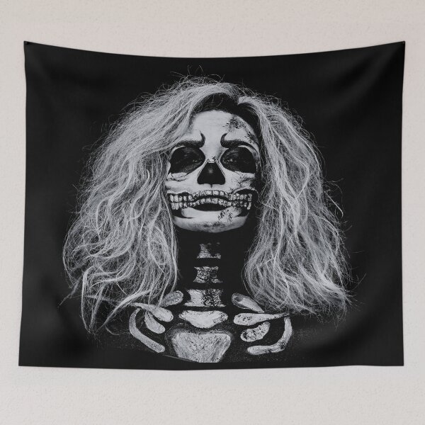 Item preview, skull makeup designed and sold by RESISTORART.