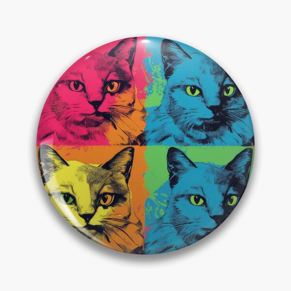 Item preview, cats pop art andy warhol style designed and sold by Pixel  Playground.