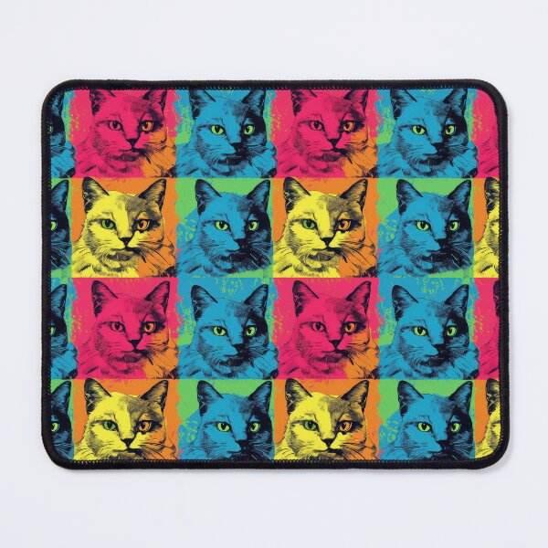 Item preview, cats pop art andy warhol style designed and sold by Pixel  Playground.