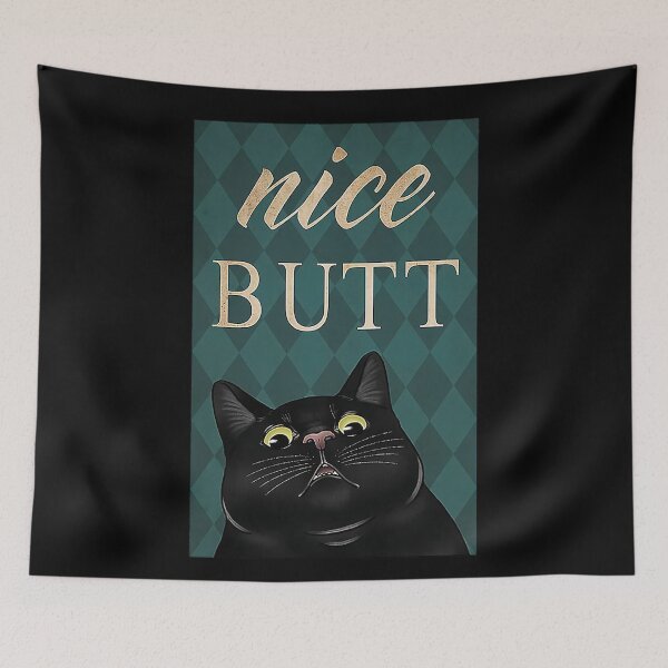 Item preview, Nice Butt Funny Cat designed and sold by Delmonico2022.