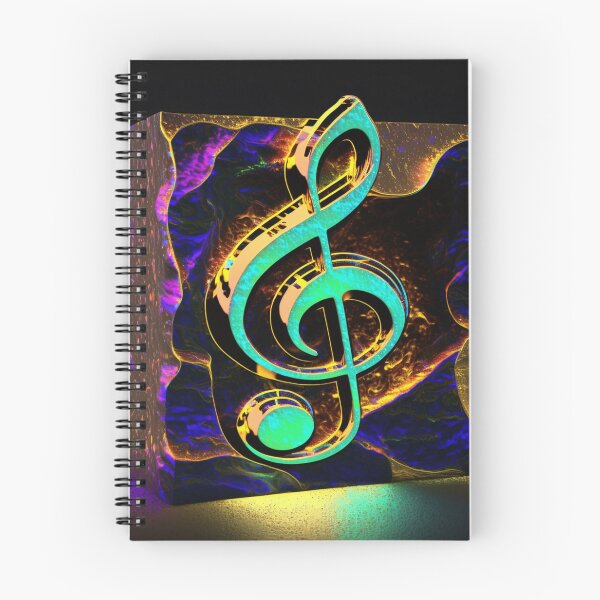 Item preview, Synthwave Golden Musical Note designed and sold by VhsNeon.