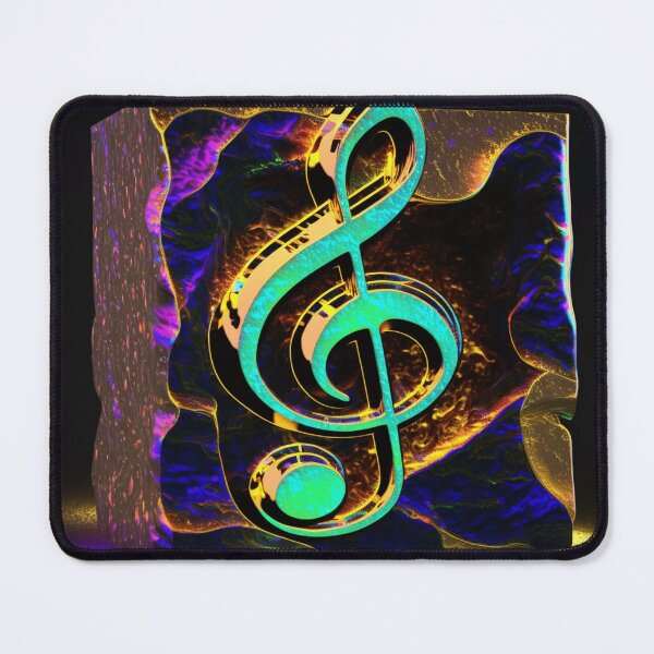 Item preview, Synthwave Golden Musical Note designed and sold by VhsNeon.