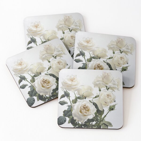 Item preview, White Roses  designed and sold by Vanover Designs.