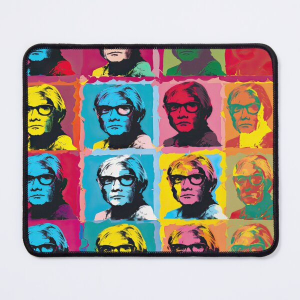 Item preview, Picture of Andy warhol as a painting in his own style designed and sold by Pixel Playground.