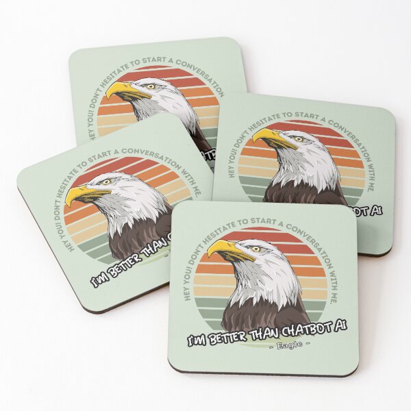 Item preview, better than chatbot AI - eagle designed and sold by PositiveIdeas.