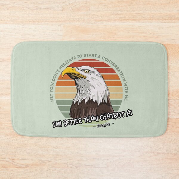 Item preview, better than chatbot AI - eagle designed and sold by PositiveIdeas.