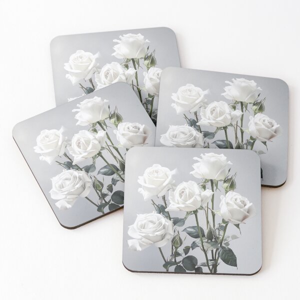 Item preview, White Roses  designed and sold by Vanover Designs.