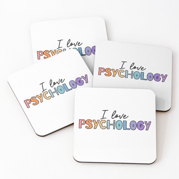 Item preview, I Love Psychology in Pastels, outlined designed and sold by neesheew.