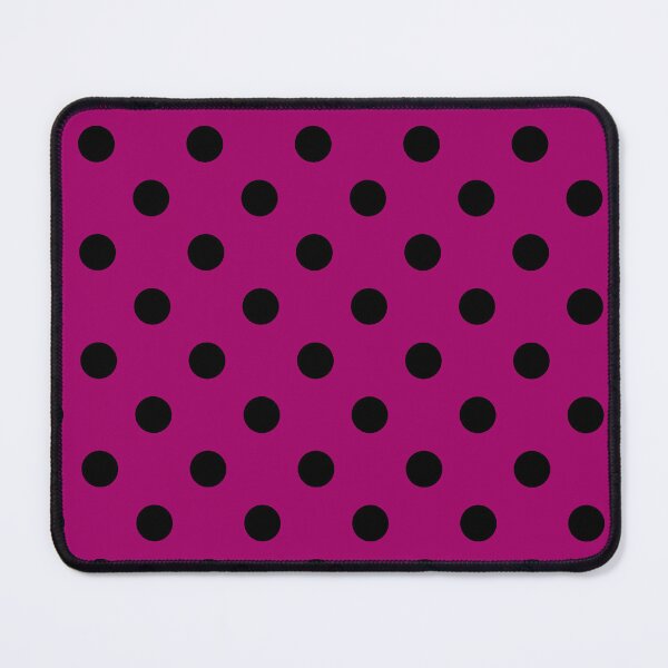 Item preview, Black Polka Dots On Dark Magenta  designed and sold by POLKAIWERX.