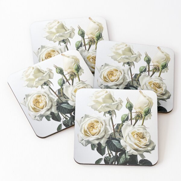 Item preview, White Roses  designed and sold by Vanover Designs.