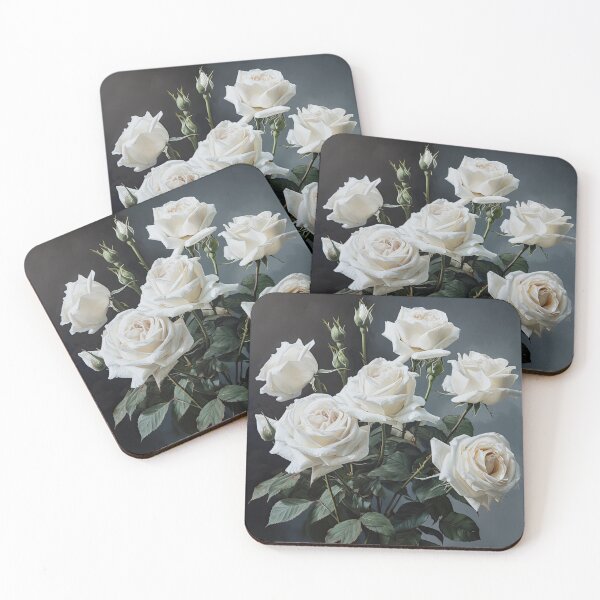 Item preview, White Roses  designed and sold by Vanover Designs.
