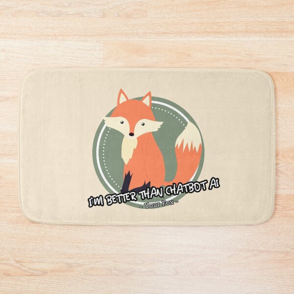 Item preview, better than chatbot AI - Fox designed and sold by PositiveIdeas.