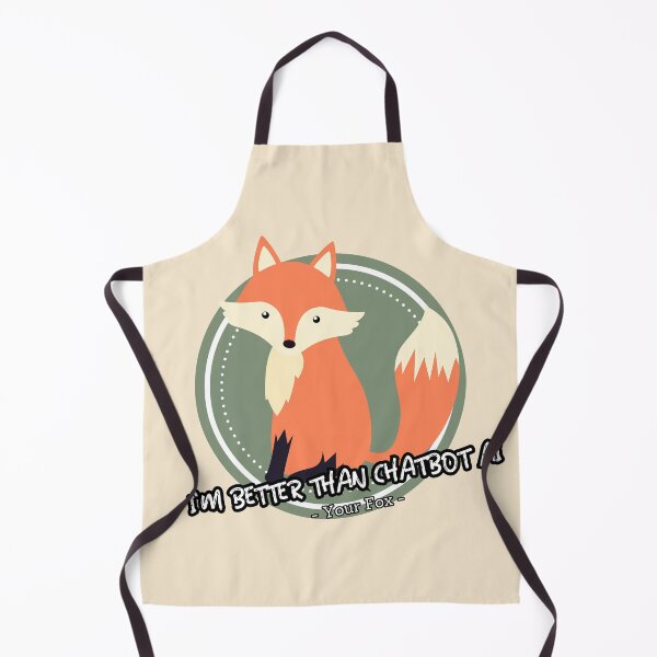 Item preview, better than chatbot AI - Fox designed and sold by PositiveIdeas.