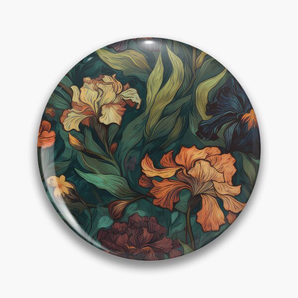 Item preview, Flower pattern van gogh style designed and sold by Pixel  Playground.