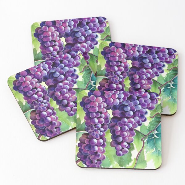 Item preview, Grapes on the Vine in Watercolor designed and sold by ArtistsQuest.