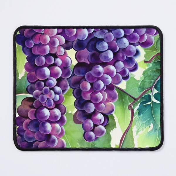 Item preview, Grapes on the Vine in Watercolor designed and sold by ArtistsQuest.