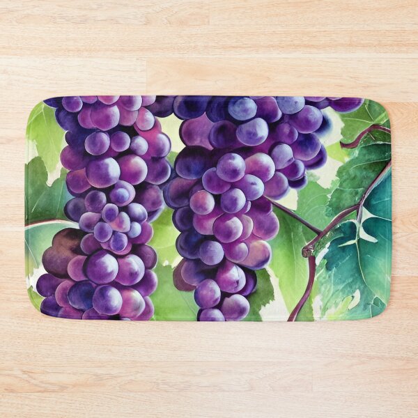 Item preview, Grapes on the Vine in Watercolor designed and sold by ArtistsQuest.