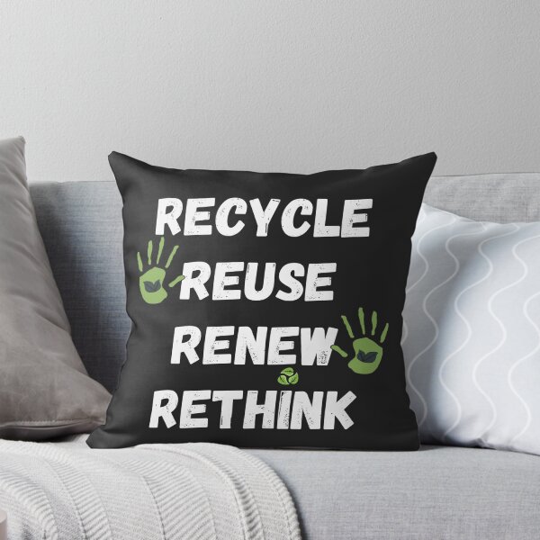 Item preview, Recycle Reuse Renew Rethink Crisis Environmental Activism designed and sold by maaitbahajjoub.