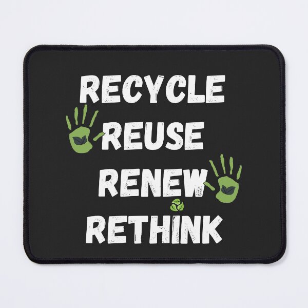 Item preview, Recycle Reuse Renew Rethink Crisis Environmental Activism designed and sold by maaitbahajjoub.