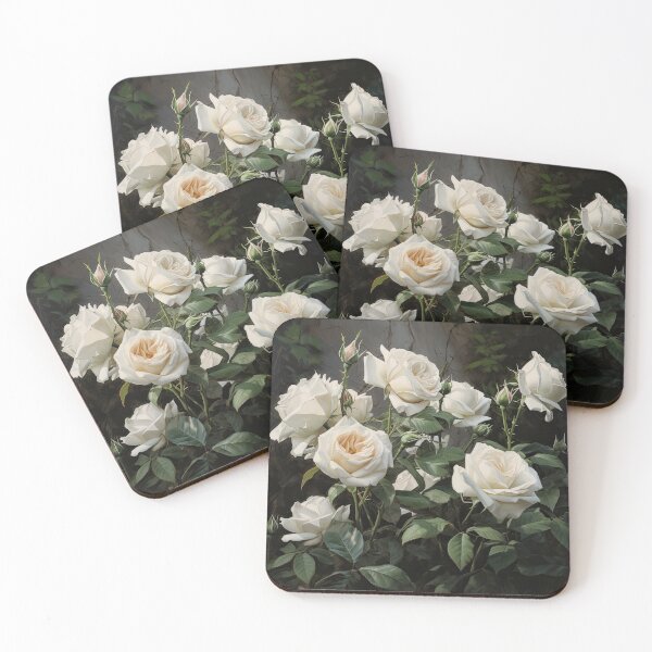 Item preview, White Roses  designed and sold by Vanover Designs.