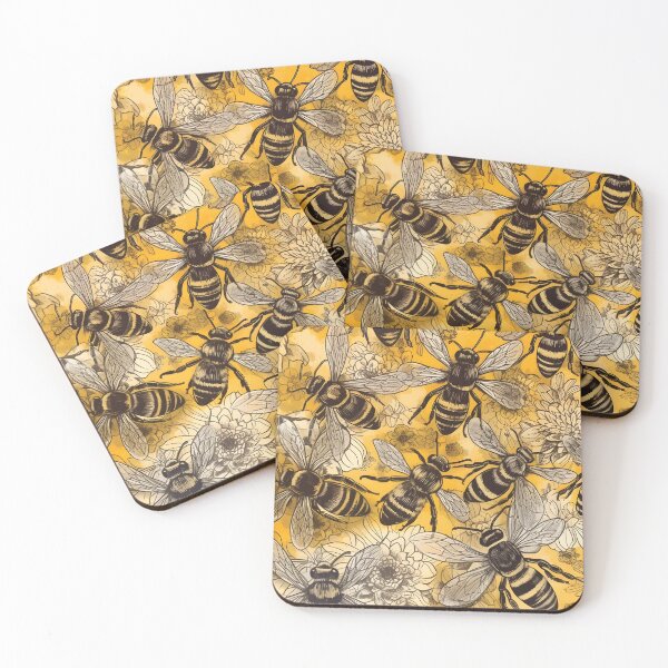 Item preview, Stunning Lot of Honey Bees Pattern designed and sold by PatternBestFan.