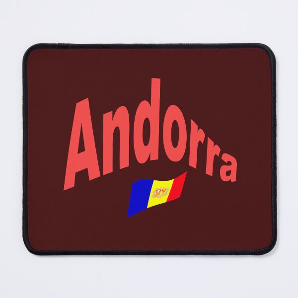 Item preview, Principality of Andorra abstract design designed and sold by lobodelnoir.