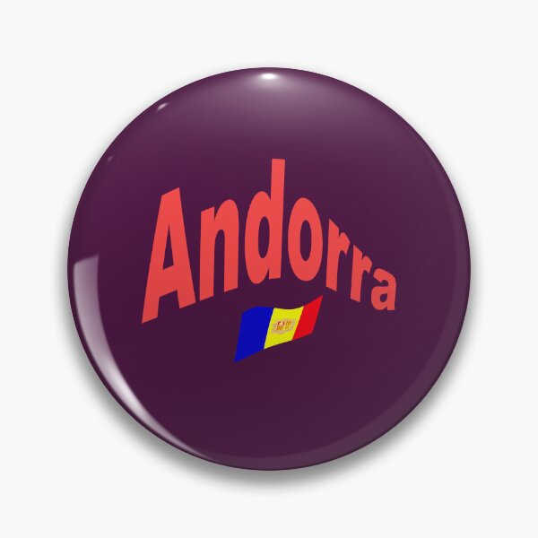Item preview, Principality of Andorra abstract design designed and sold by lobodelnoir.