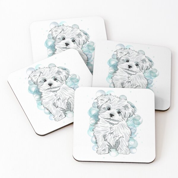 Item preview, Blue Dog with Bubbles designed and sold by Noemi Falcó Ilustraciones.