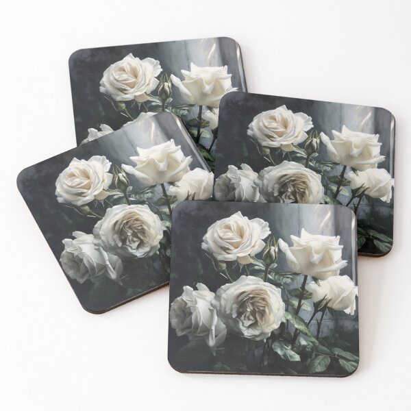 Item preview, White Roses  designed and sold by Vanover Designs.
