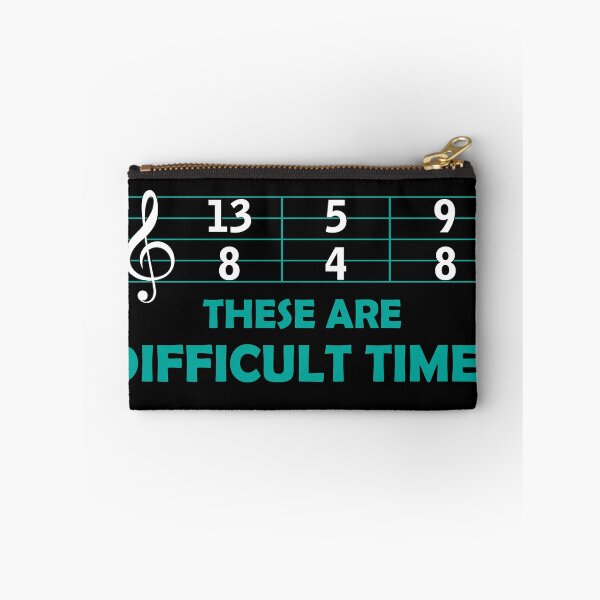 Item preview, Music Note Clef Difficult Times Musician Gift Note designed and sold by Lenny Stahl.