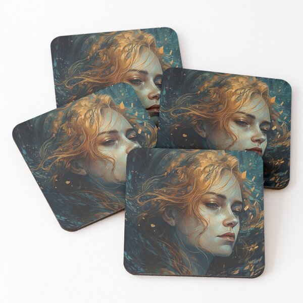 Item preview, The Enchanting Chaos Within: A Surreal Abstract Moody Art Design of a Woman designed and sold by Dream-Palette.