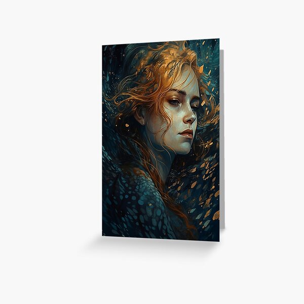 Item preview, The Enchanting Chaos Within: A Surreal Abstract Moody Art Design of a Woman designed and sold by Dream-Palette.