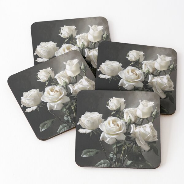Item preview, White Roses  designed and sold by Vanover Designs.