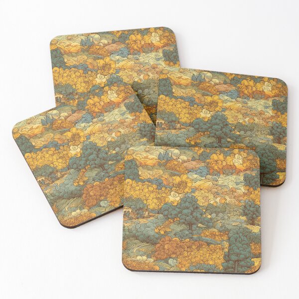 Artikelvorschau, van gogh style artwork in pattern entworfen und verkauft von Pixel Playground.