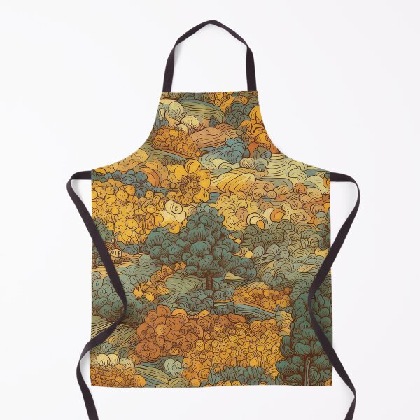 Artikelvorschau, van gogh style artwork in pattern entworfen und verkauft von Pixel Playground.