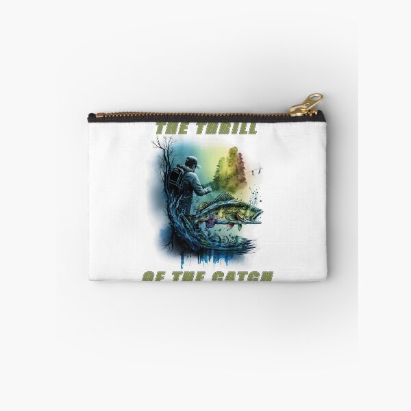 Item preview, The Thrill Of The Catch - A Bass Fishing Design designed and sold by Mindful-Designs.
