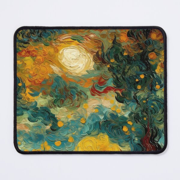 Artikelvorschau, van gogh style artwork in pattern entworfen und verkauft von Pixel Playground.